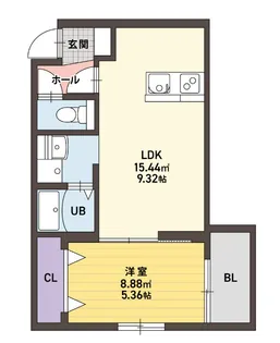 VIRIO合川【1階】の間取り