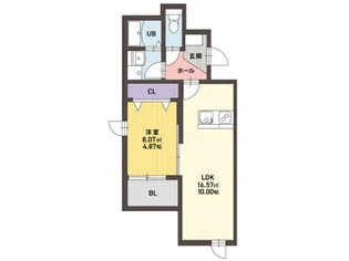 VIRIO合川【1階】の間取り