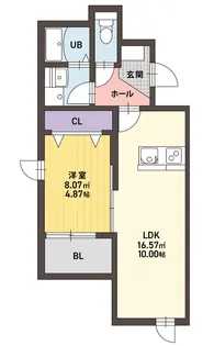 VIRIO合川【2階】の間取り