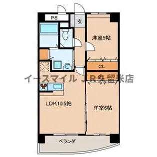 E.POPULARII【2階】の間取り