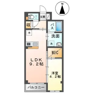 Epic Heim(エピック ハイム) 【1階】の間取り