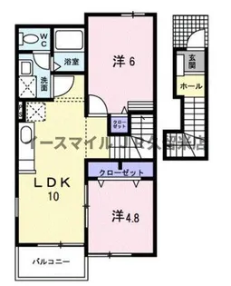 ハイグランツ【A204号室】の間取り