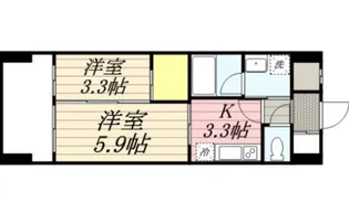 ルネッサンス21久留米六ツ門【5階】の間取り