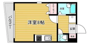 リファレンス高宮【1階】の間取り