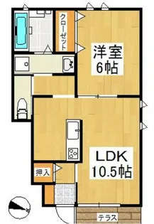 フォルトゥーナ【1階】の間取り
