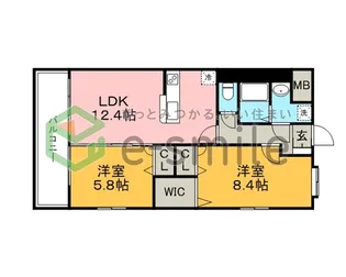 第33上野ビル【8階】の間取り
