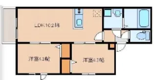 Litera吉塚駅前【2階】の間取り