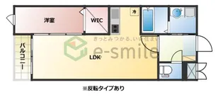 LIFEFIELD久留米【506号室】の間取り