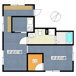 SHIROGANE APARTMENT【4階】の間取り