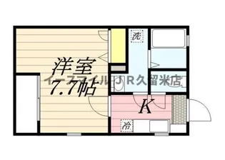 リブレア津福駅前【202号室】の間取り