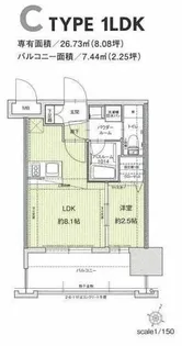 ドゥーエ赤坂【5階】の間取り