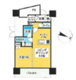 照葉ザ・タワー【35階】の間取り