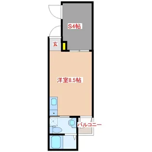 ガレット南福岡【3階】の間取り