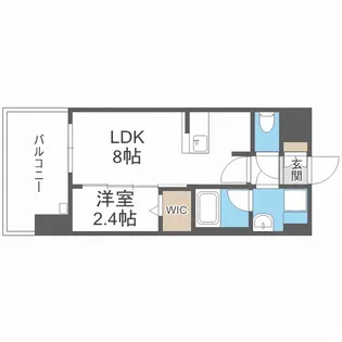 グランフォーレ博多ウォーターフロント【6階】の間取り