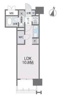 RJRプレシア百年橋【14階】の間取り