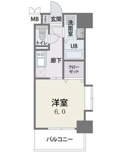 CAVANA天神【10階】の間取り