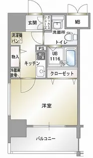エンクレスト香椎【11階】の間取り