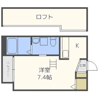 レガシィ井尻【2階】の間取り