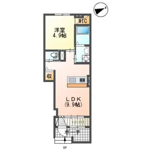 グレースヤナセⅡ【2階】の間取り