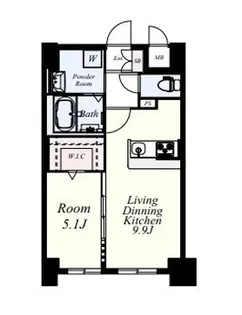 Mys Casetta Kurume【4階】の間取り
