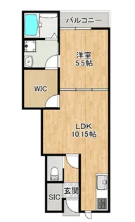 福岡県久留米市東櫛原町【アパート】の間取り