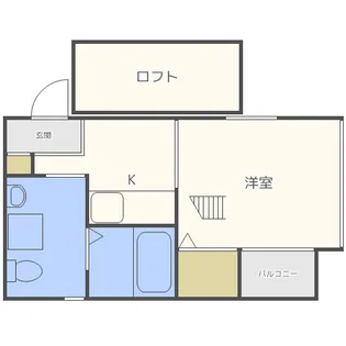 ドリームウッズ箱崎Ⅷ【1階】の間取り