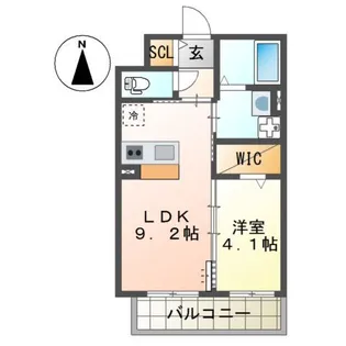 Maison du Bonheur HAKOZAKI(メゾン・デュ・ボヌール箱崎)【1階】の間取り