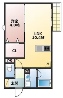 フルーム【3階】の間取り
