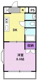 コーポ加月B棟【2階】の間取り