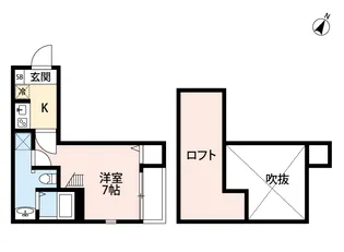 ボナール箱崎駅東【2階】の間取り