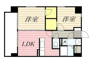 GOODHILL多の津【9階】の間取り