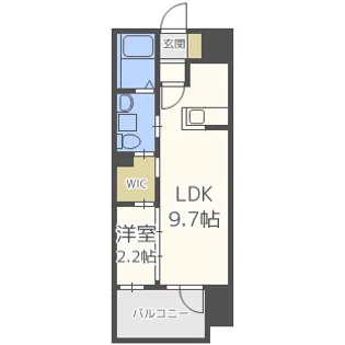 グランフォーレ大名プレミア【5階】の間取り