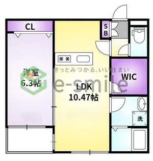 L-bloom御井【2階】の間取り