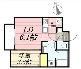 (仮称)CHERIM西鉄久留米Ⅳ【2階】の間取り