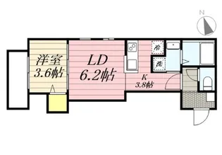 (仮称)CHERIM西鉄久留米Ⅳ【2階】の間取り