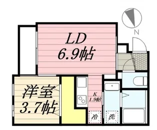 (仮称)CHERIM西鉄久留米Ⅳ【3階】の間取り