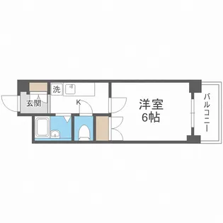 サントピア大橋【3階】の間取り
