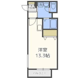 AXIS平尾2番館【8階】の間取り