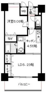 ユーコウビル駅南【2階】の間取り