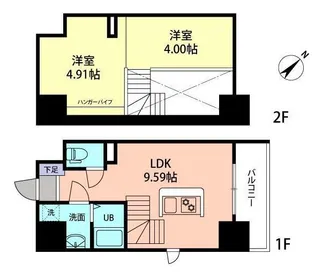 MODERN PALAZZO天神東グランMの間取り
