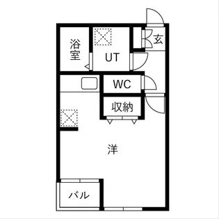 レアルノアール【2階】の間取り