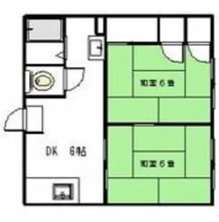 コーポピュルテ【101号室】の間取り