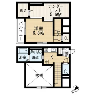 A’BEST井尻六ツ角【1階】の間取り