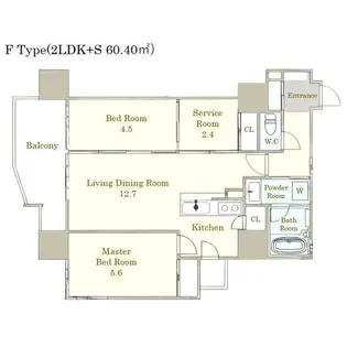 OnePaseo【8階】の間取り