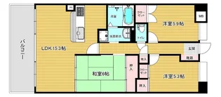 リファレンス寺塚【6階】の間取り
