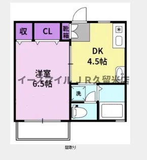 セジュールプロバンス【202号室】の間取り