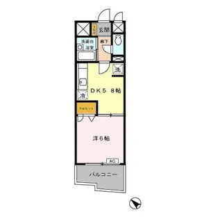 フォルスト平尾【4階】の間取り