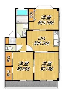 MSハイツ【A201号室】の間取り