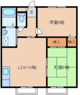 プレシオ21【103号室】の間取り