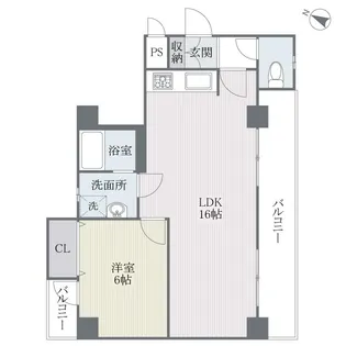 レキシントンスクエア浄水【10階】の間取り